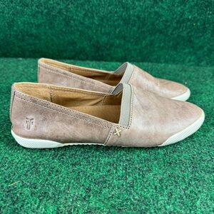 FRYE Women’s Brown Melanie Leather Slip On Shoes - Size US 5.5